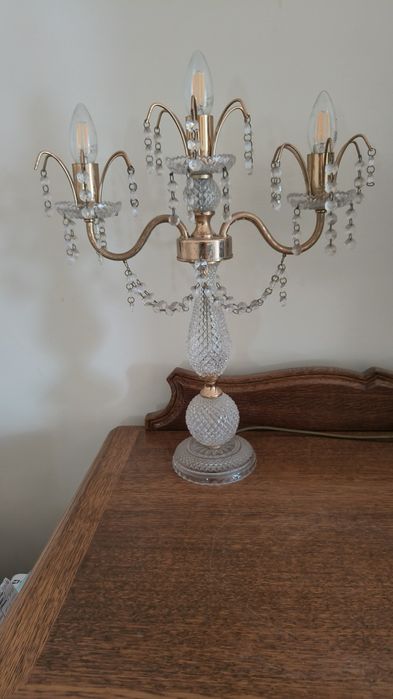 Szklana stylowa lampka