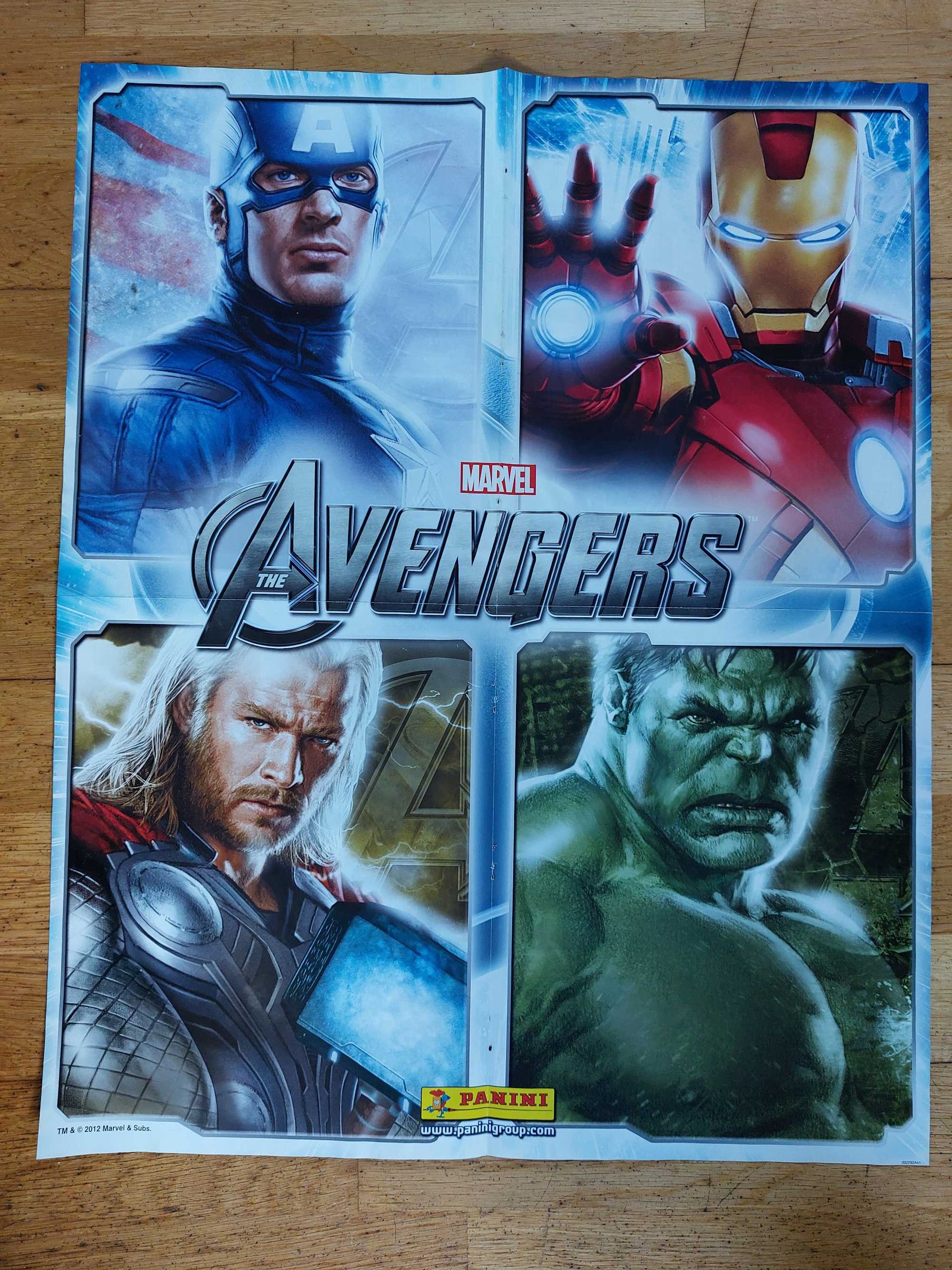 Caderneta de cromos "Os vingadores" - Completa + Poster