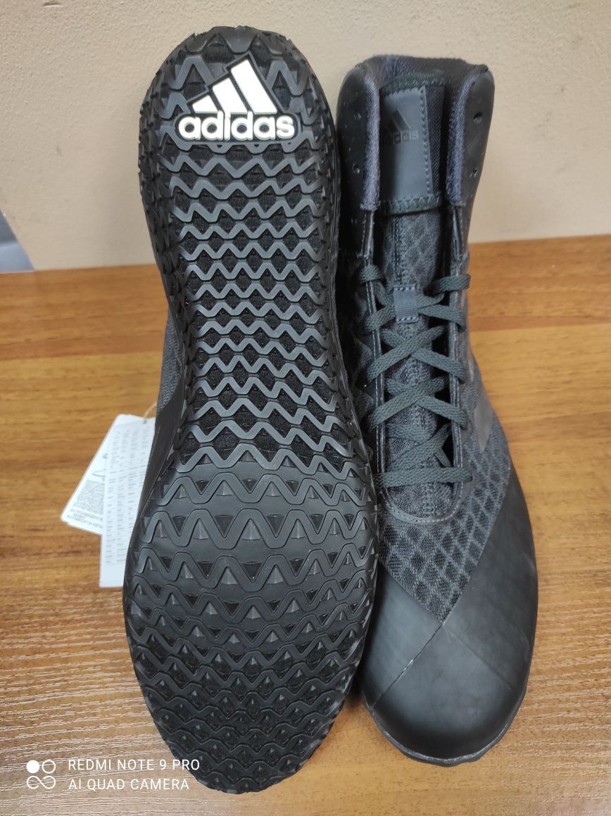 ОРИГІНАЛ 100% НОВІі Боксерки Adidas Mat Wizard 4 black/carbon