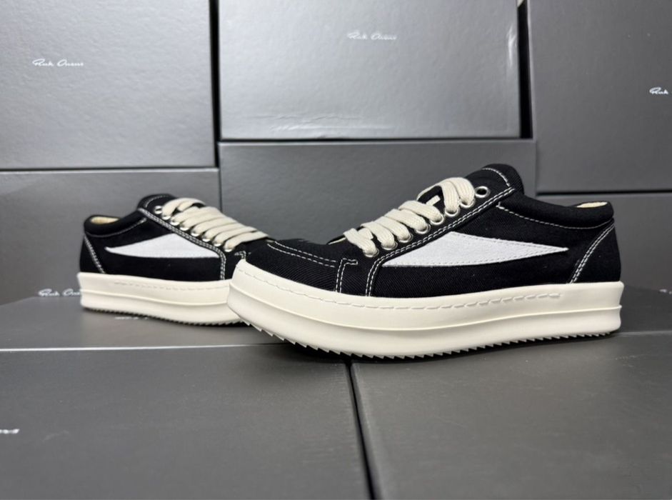 Кеды Rick owens x Vans vintage / Ramones рик овенс