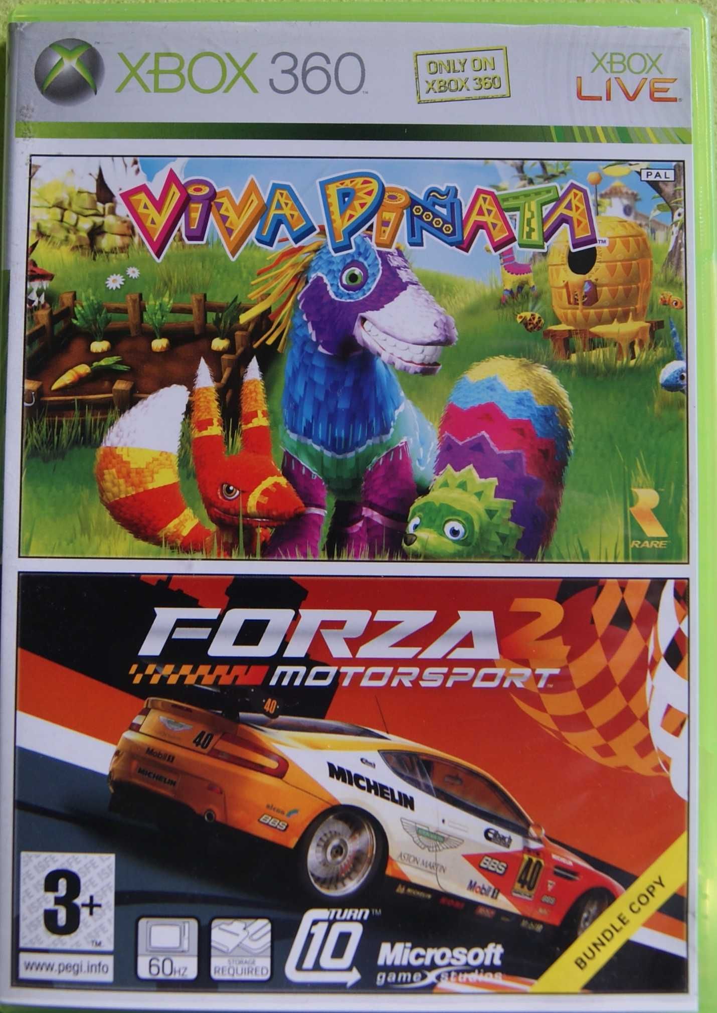 Viva Piniata + Forza Motorsport 2 PL X-Box 360 - Rybnik Play_gamE