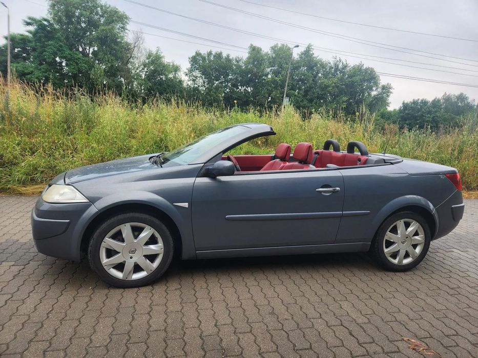 Renault Megane 1.9DCi 130KM automat czerwone skóry kabrio