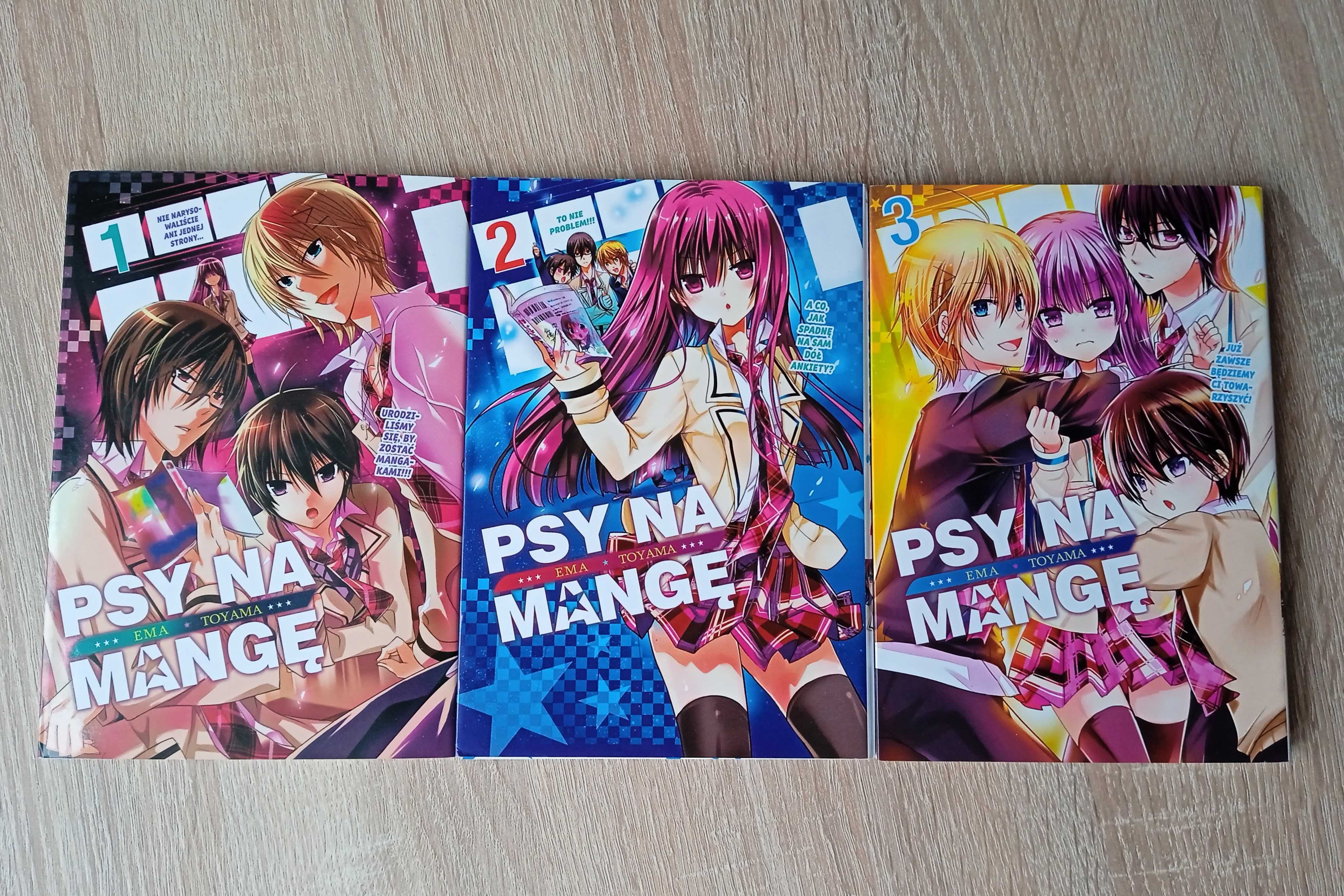 Manga Psy na mangę - tomy 1-3 (komplet)