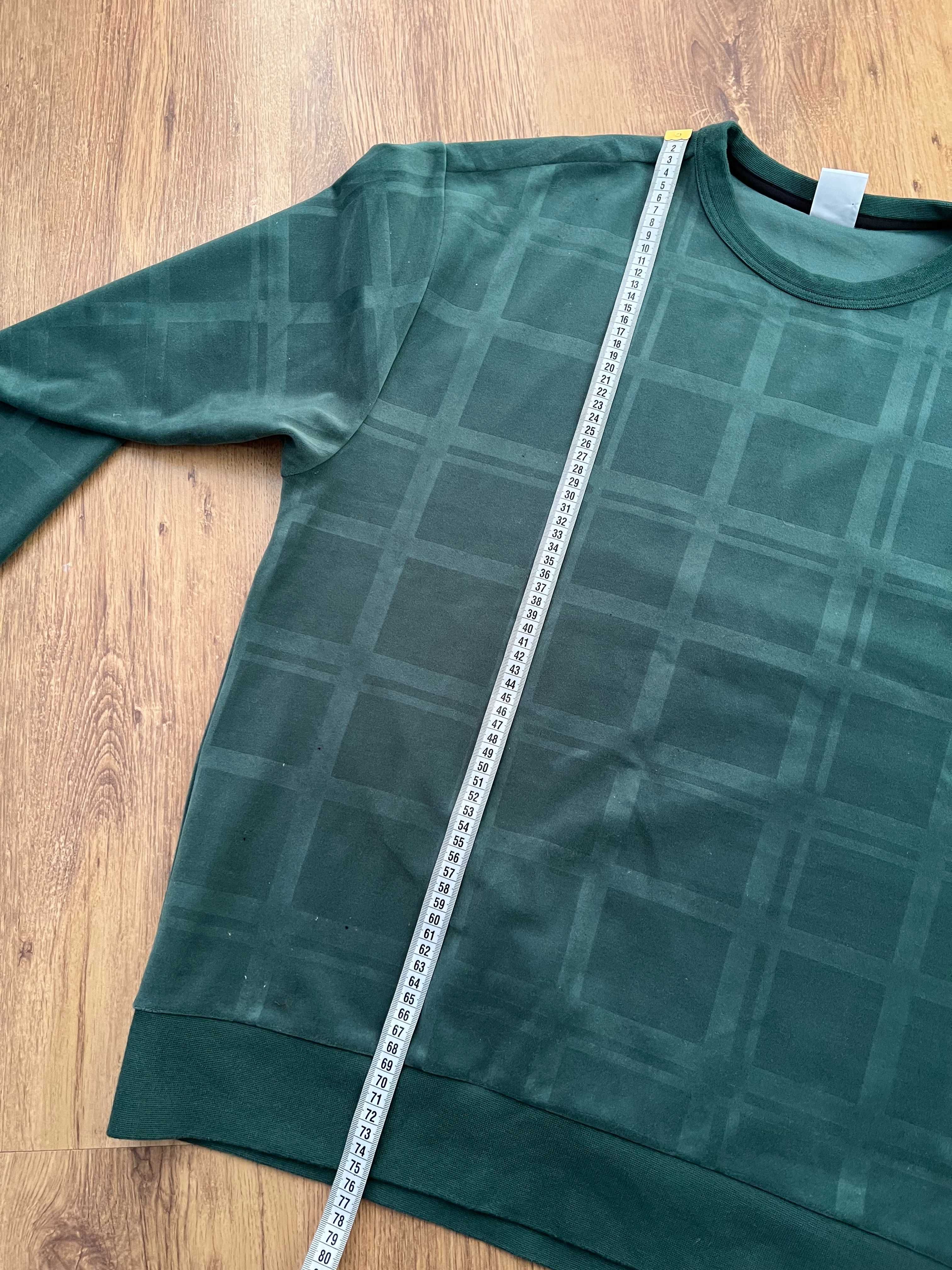 Welurowa bluza sweter Nike SB zielona XL