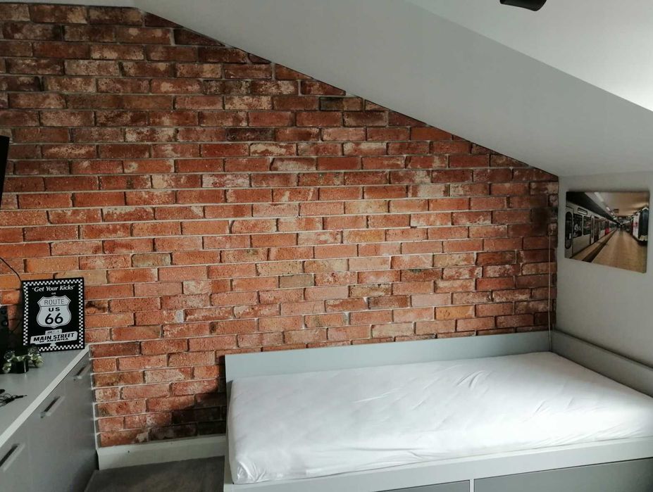 Cegła cięta ze starej cegły płytki ceglane Loft na ścianę stara cegła