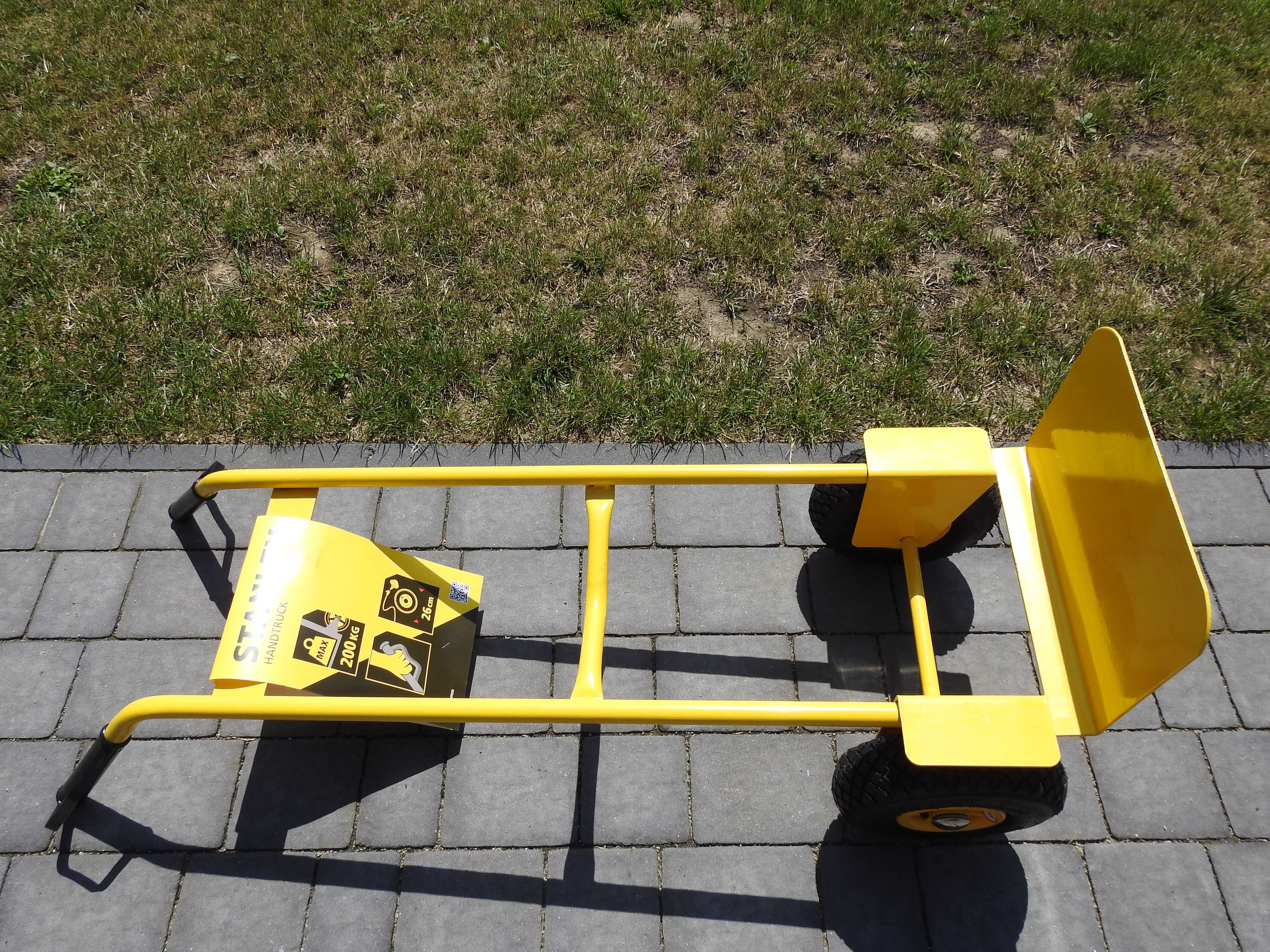 Wózek transportowy magazynowy z podestem młynarka, nowy, udźwig 200kg