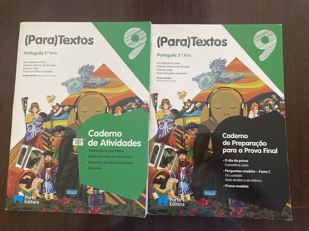 (Para)textos: caderno de atv. + caderno preparação prova final