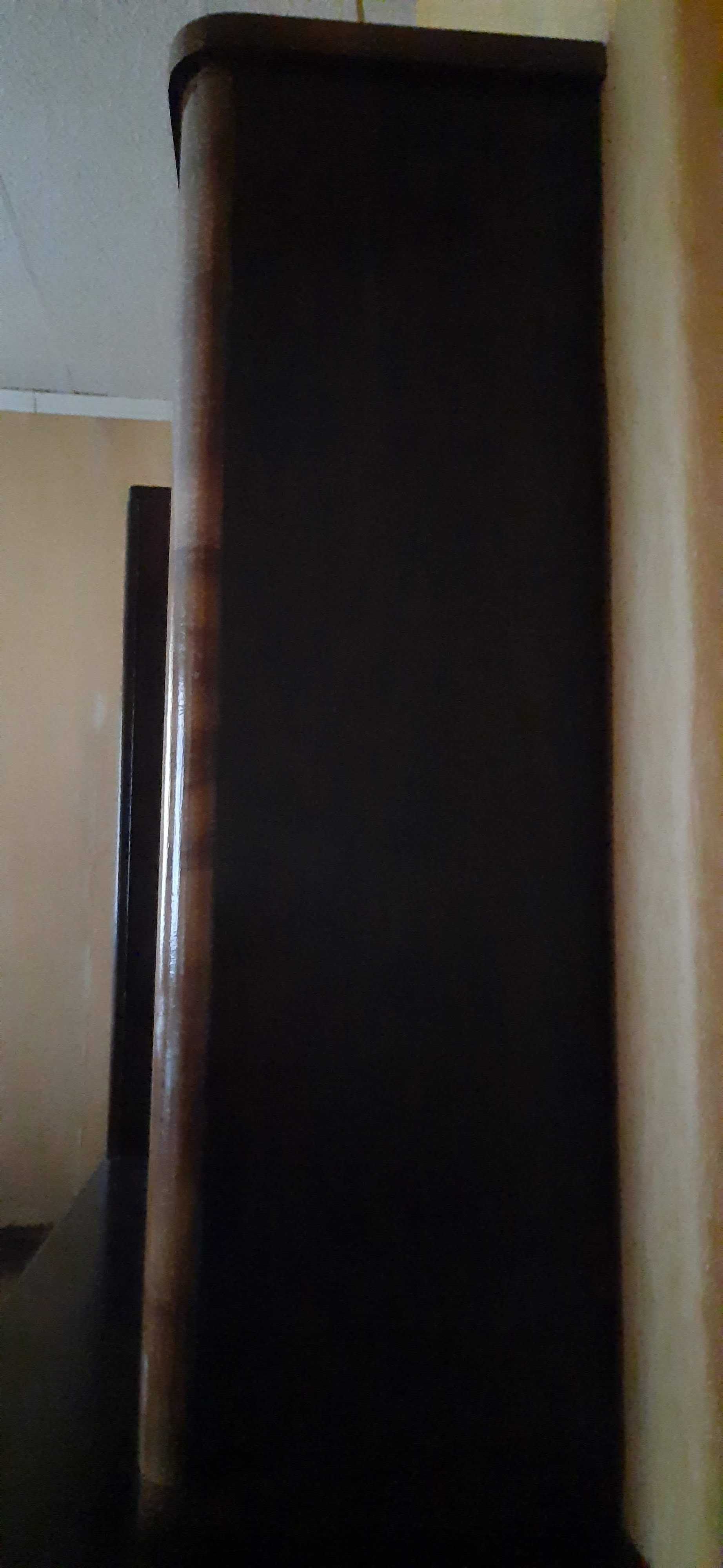 Stara witryna drewniana przeszklona 160 cm vintage lata 50