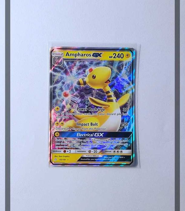 Ampharos Gx 43/181 TEU Pokemon ENG-NM