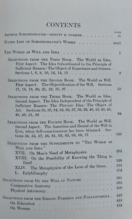 Filozofia Schopenhauer Selections Wybór j. angielski AntykPROMOCJA*