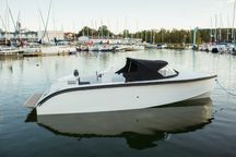 Łódź motorowa M630 Tender -niewidoczny silnik zaburtowy