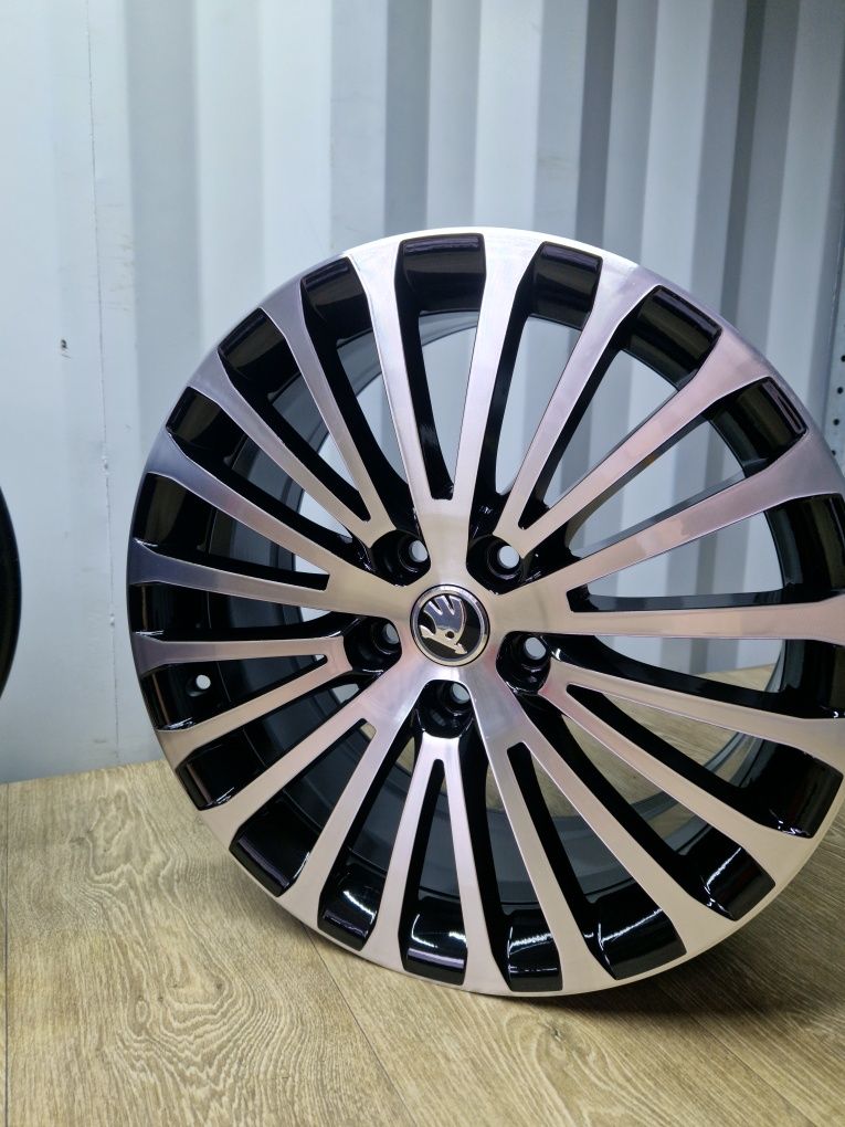 Felgi 18 skoda superb kodiaq octavia 5x112 7.5j et46 os 57.1