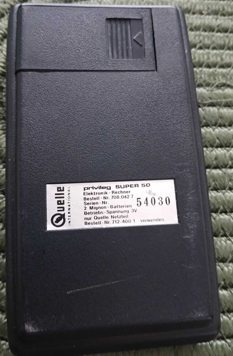 Kalkulator vintage Privileg Super 50 możliwa zamiana