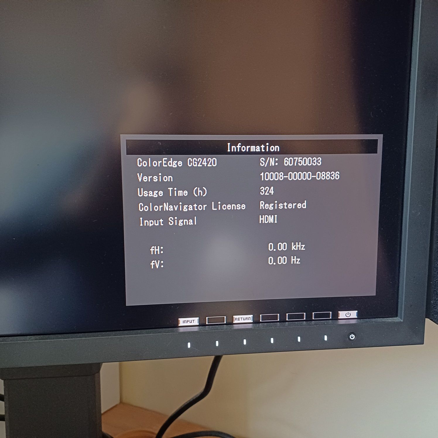 Monitor graficzny Eizo CG2420. Gwarancja. 320h pracy.