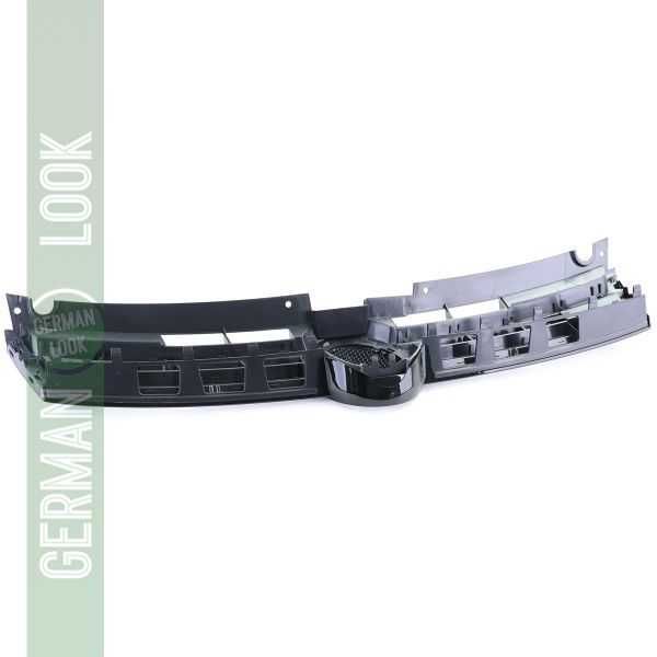 Grelha cromada preta brilhante para VW Touareg 2 7P pré-facelift 10a14