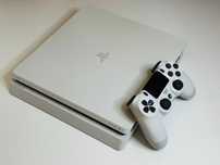 Konsola PlayStation 4 Slim PS4 Slim 1TB z Padem Biała Po pełnym SPA