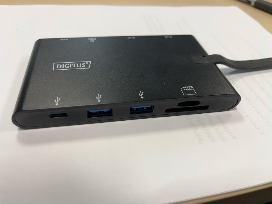 Digitus Universal Travel Docking Station HDMI VGA RJ45 USB CardReader