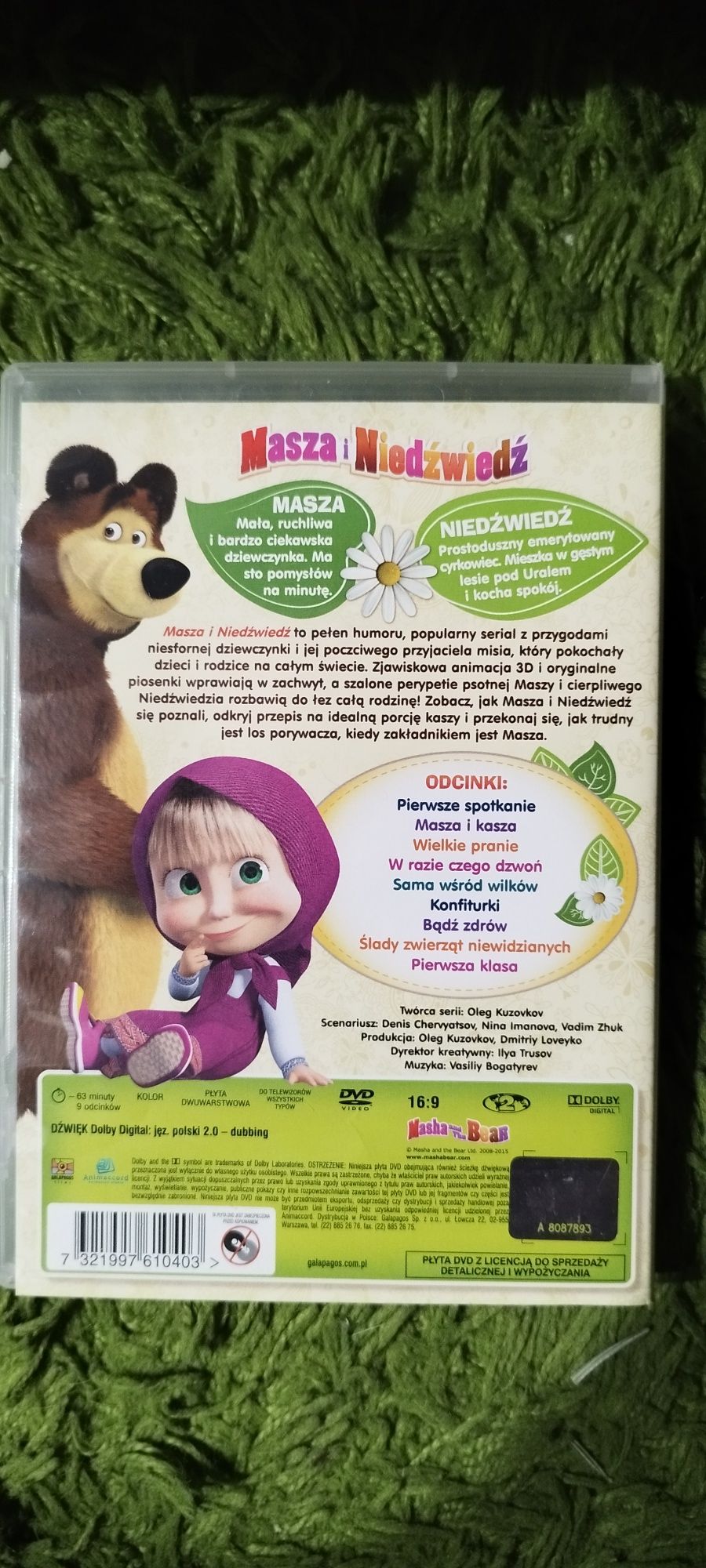 Bajka DVD Masza i Niedźwiedź Pierwsze spotkanie
