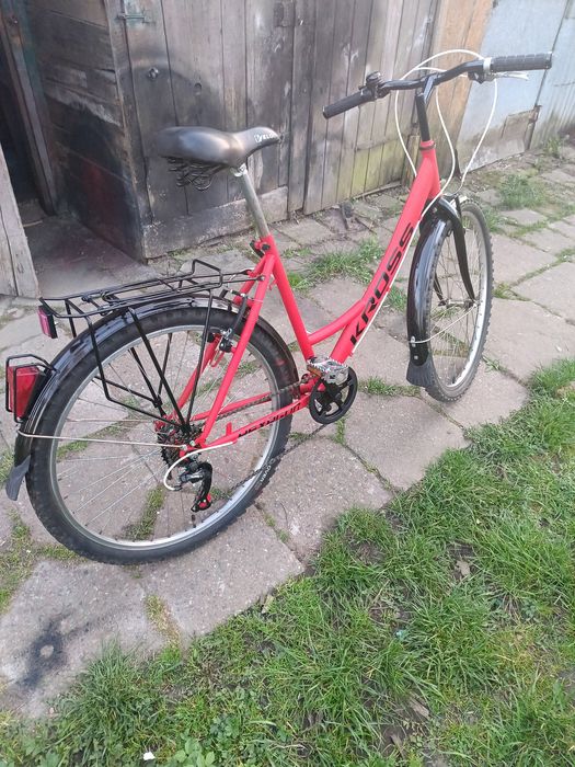 Rower z Polski czerwony