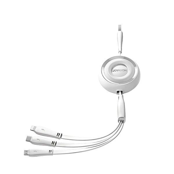 Kabel zwijany 3w1 Joyroom S-a40 Colorful Series Usb-a do Usb-c / Light
