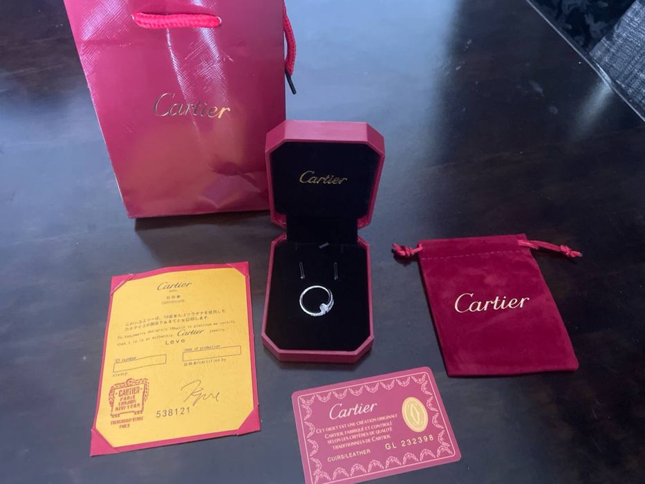 Anel Cartier tam 55mm