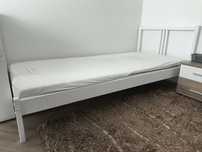 Łóżko IKEA FJELLSE 90x200 rama +stelaż/dno + materac