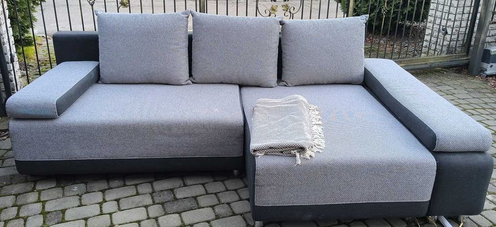 Narożnik rozkładany/ pojemnik na pościel