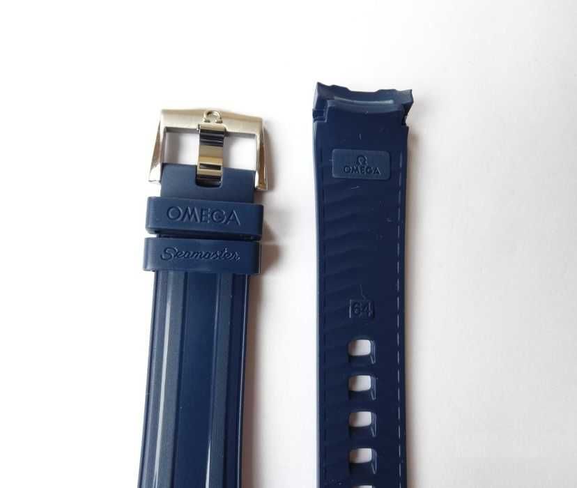 Pasek do zegarka Omega Seamaster 300 silikonowy gumowy