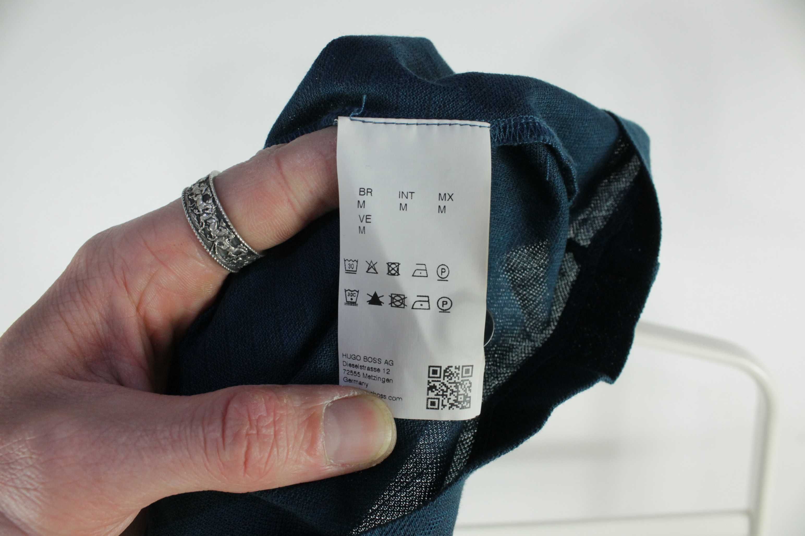 Шикарне поло лонгслів футболка Hugo Boss Italian Fabric Оригінал М 48