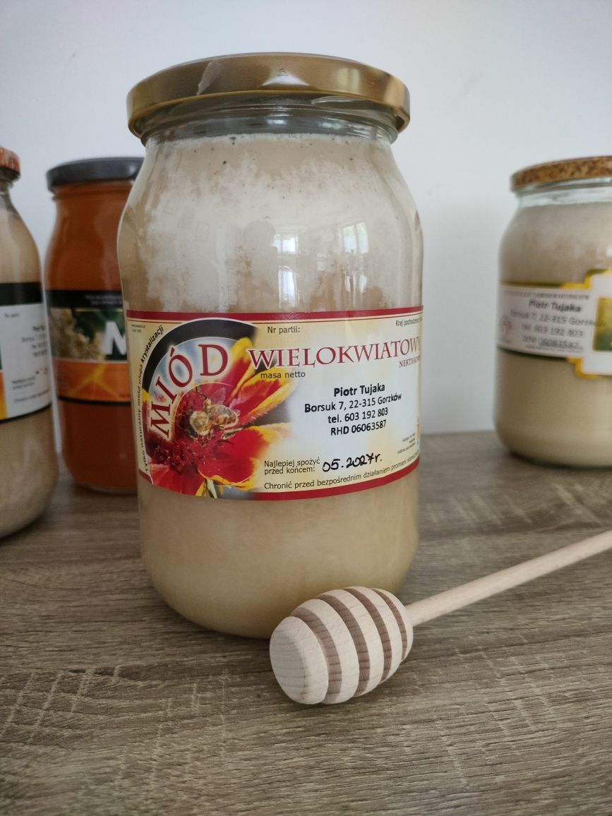 Miód z własnej pasieki miód wielokwiatowy