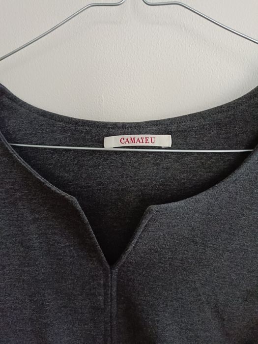 Grafitowa sukienka Camaieu