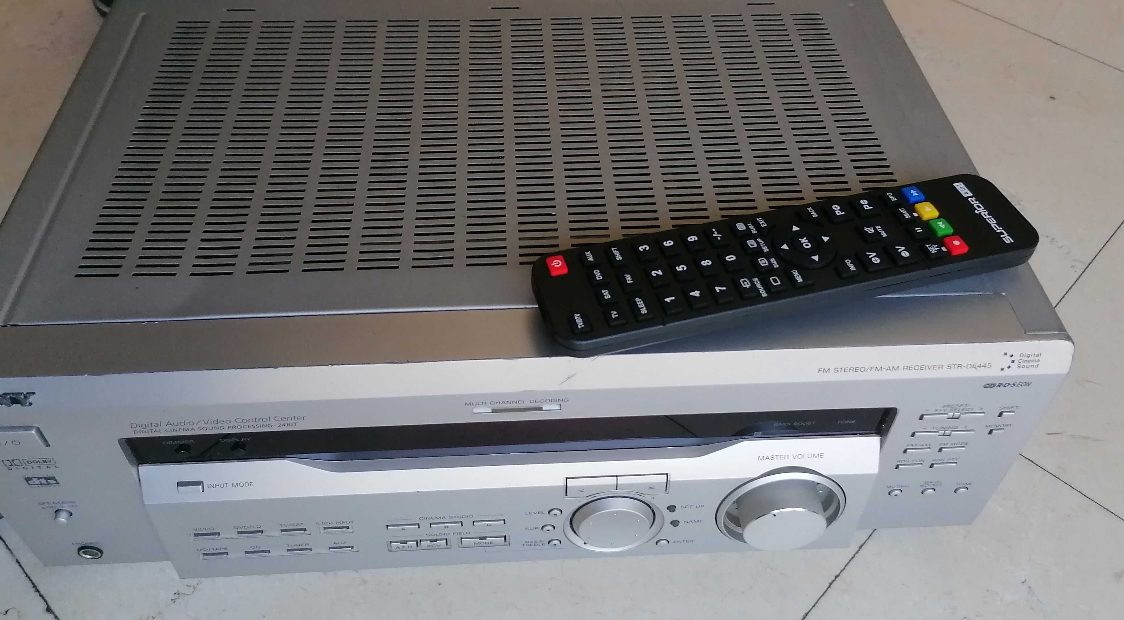 Amplificador Sony STR-DE445 com comando