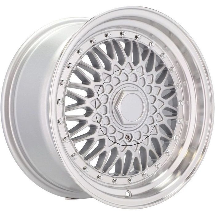 4x Felgi z Rantem 16 m.in. do BMW Seria 3 E36 E46 5 E39 E60 7 E23 E32 Styl BBS RS - BY479 (LU247)