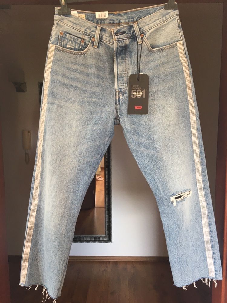 Levis spodnie nowe ozdobny lampas
