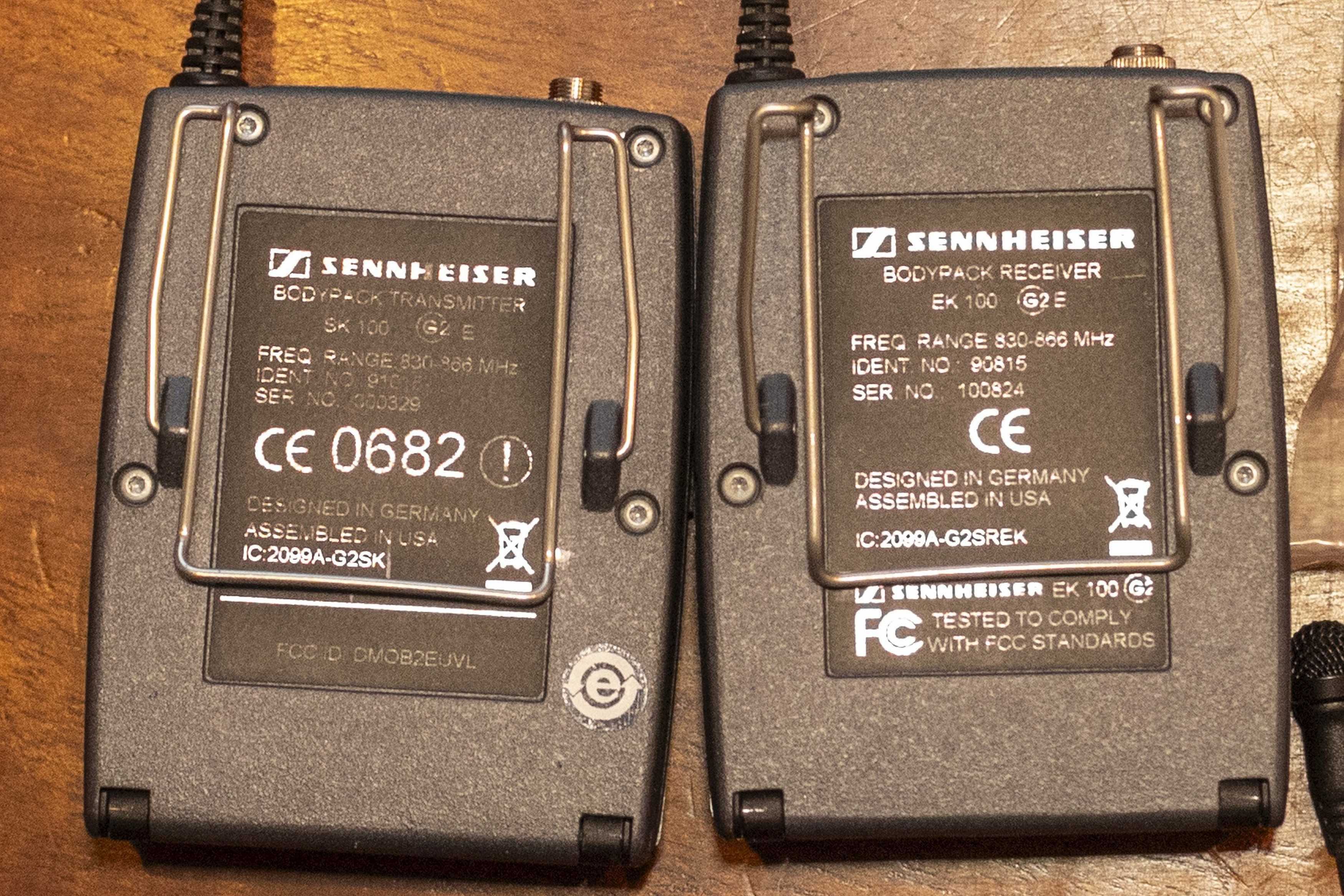 Sennheiser EW 100 G2-E nadajnik-odbiornik + mikrofon ME 2
