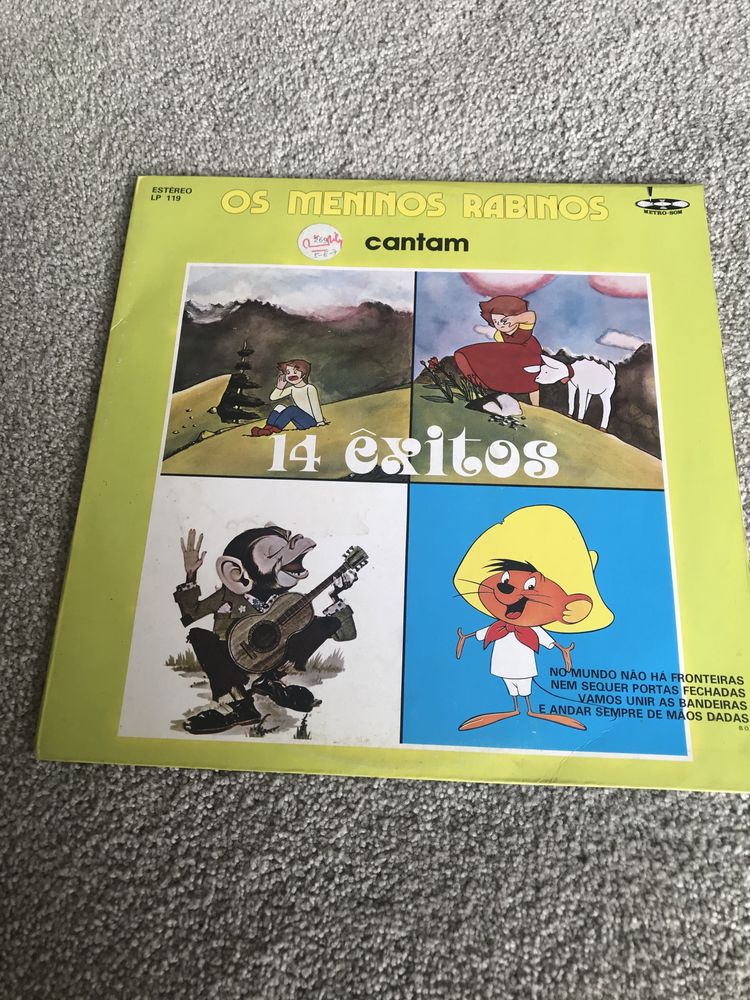 Vinil Os Meninos Rabinos Cantam 14 Êxitos