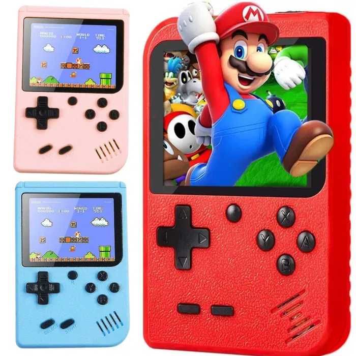 Przenośna MINI konsola GameBox Plus 400 w 1 MARIO BROS TANK kolory