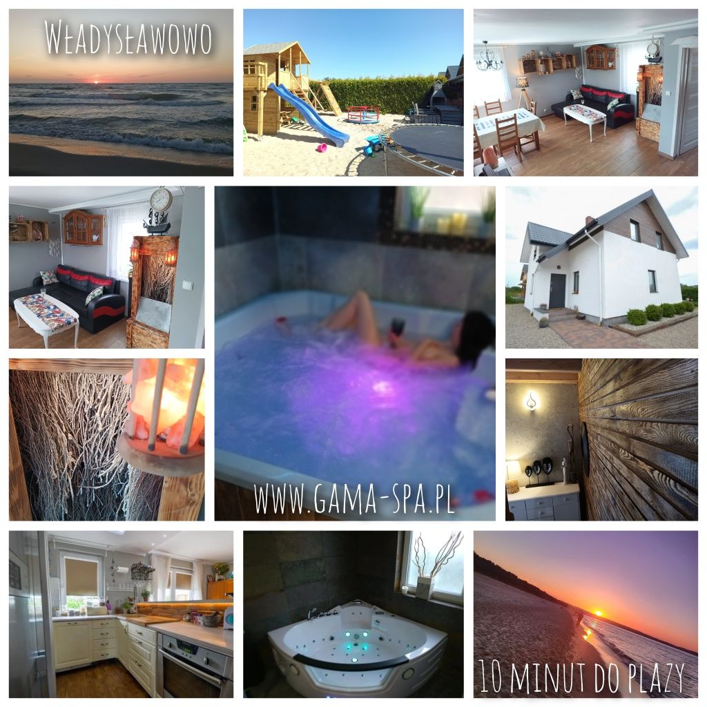 Domek całoroczny  z jacuzzi i sauna SPA nad morzem Władysławowo