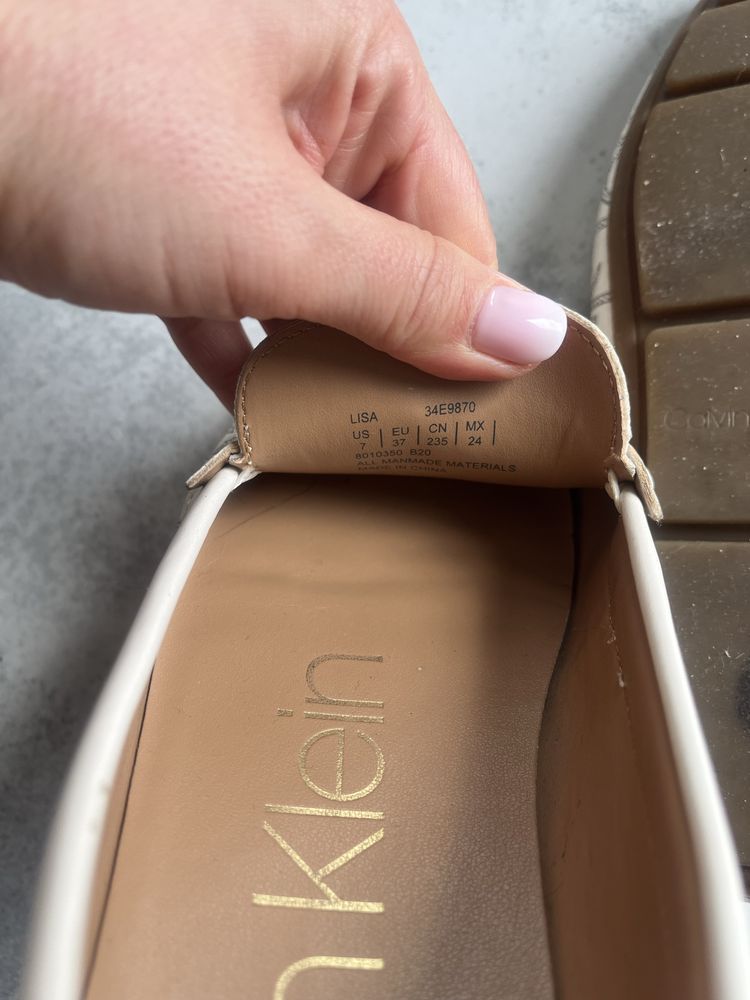 Mokasynki Calvin Klein rozm 37 jak nowe