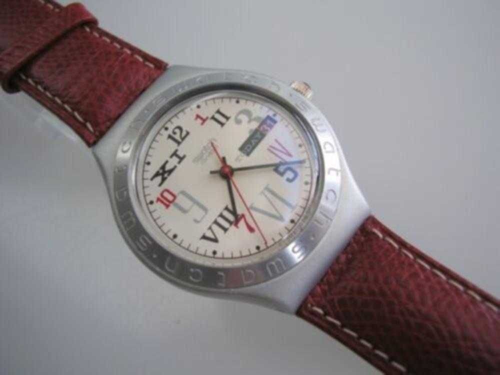 Lote RARÍSSIMO 3 Swatch IRONY BIG/"Slate"+"Red Jack"+"Promenade"/NOVOS