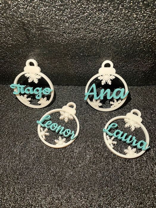 Enfeites Natal Personalizáveis