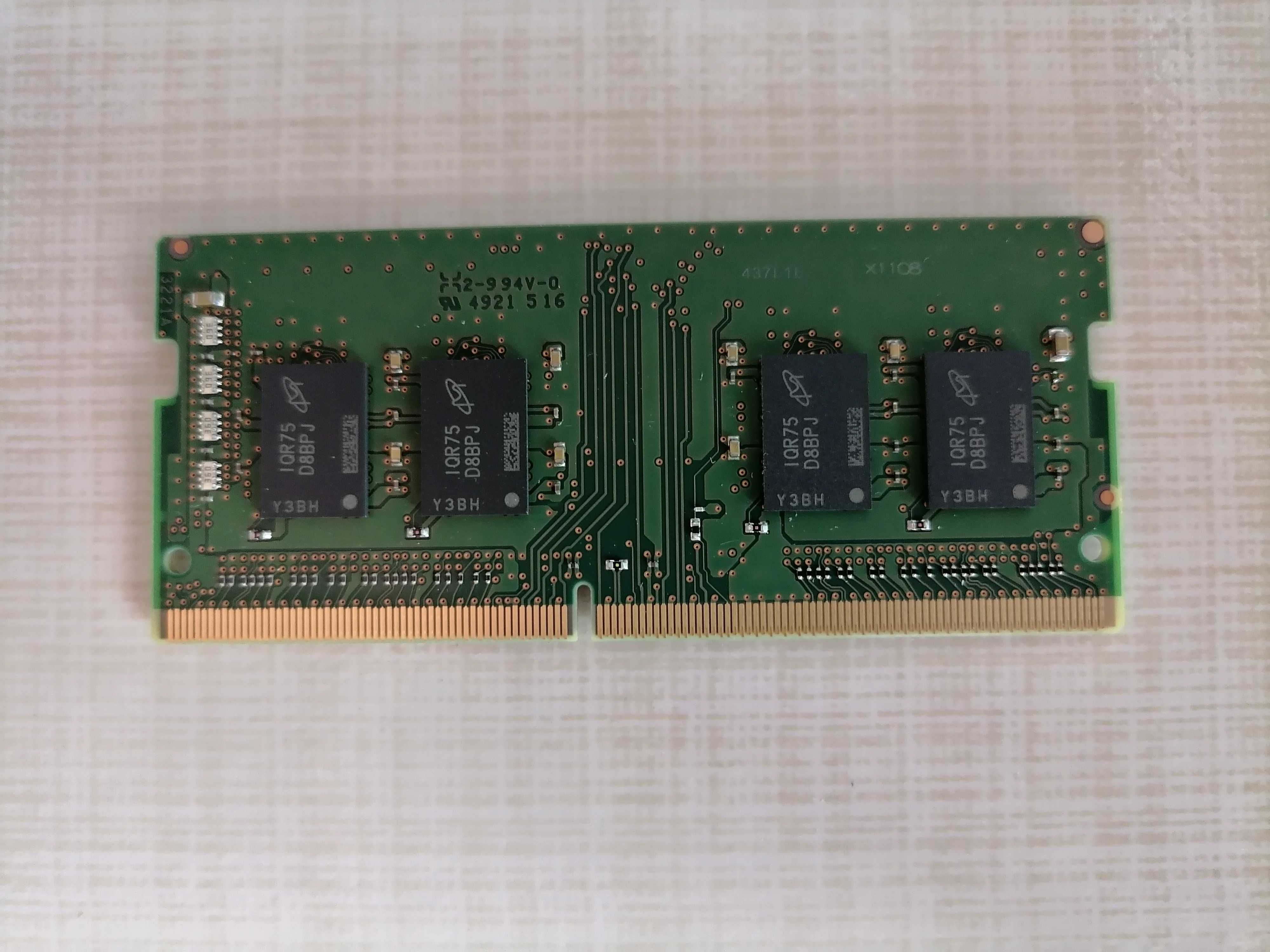 Оперативна пам'ять Micron 8 GB SO-DIMM DDR4 3200 MHz для ноутбуку