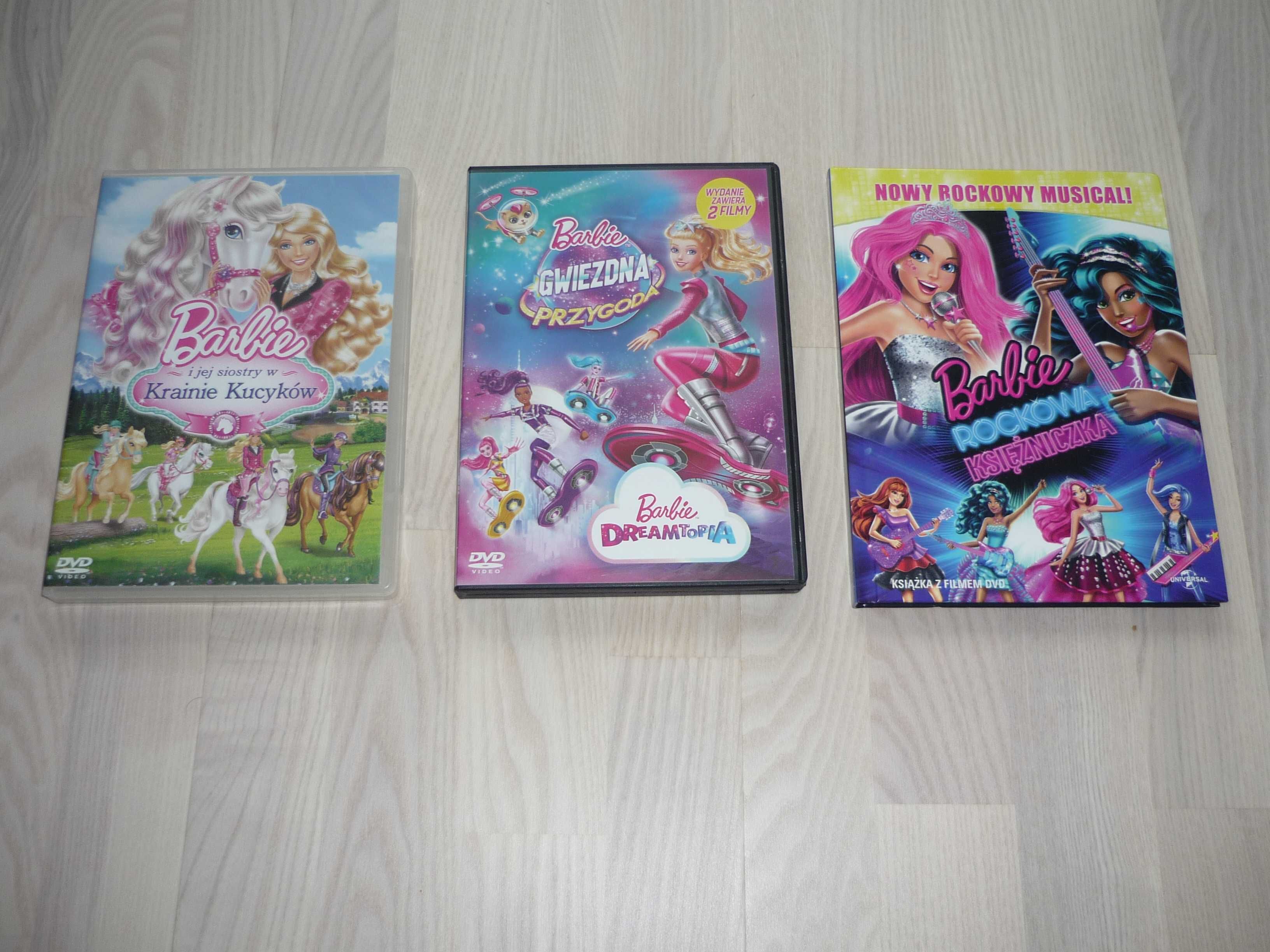 Bajka DVD Barbie Zestaw 4 filmy