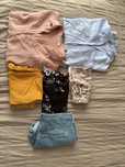 Zestaw letnie ubrania rozmiar 36 S wiskoza mango zara reserved h&m