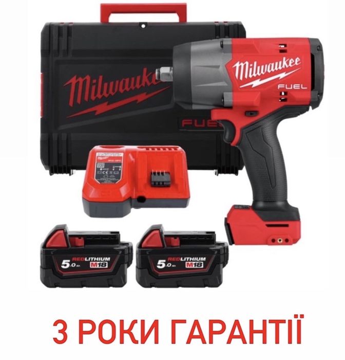 Гайковерт акумуляторний 1/2" MILWAUKEE, M18 FHIW2F12-502X, 2034Нм