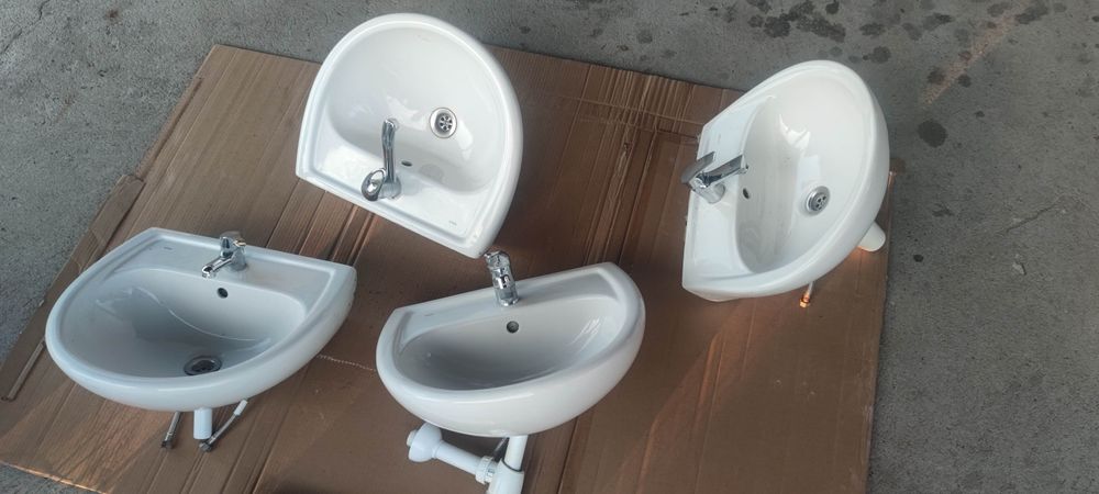 Umywalki z armatura bateria