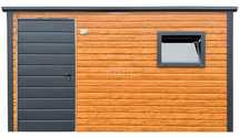 Schowek domek ogrodowy 3,5x2,5m Drzwi okno drewnopodobny dach TS961