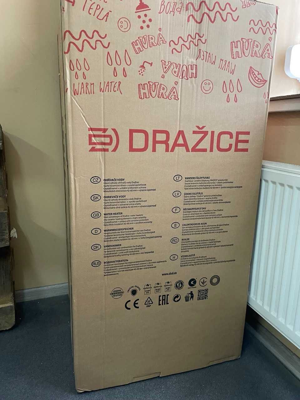 Бойлер Drazice OKCEV 125 Новий (горизонтальний)