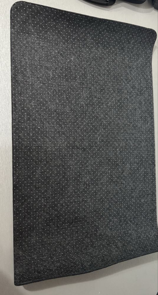 NOWA Podkładka biurowa / gamingowa filcowa – grafitowa, duża