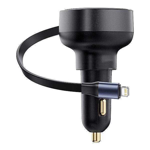 Ładowarka samochodowa Baseus Enjoyment Pro USB-C (żeńskie) / Lightning